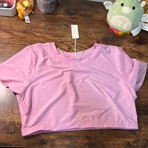Aerie Smoothiez Pink Crop Top